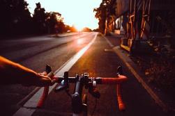 cyclist on road ireland