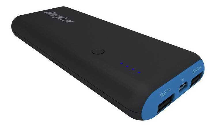 energizer power bank flashing light