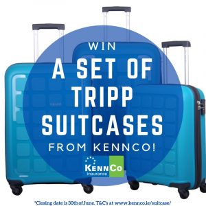 KennCo suitcase Travel Insurance Competition 2019
