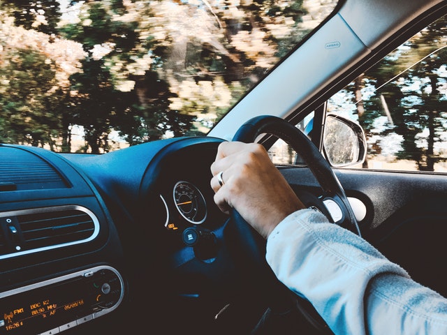 Man Driving Car