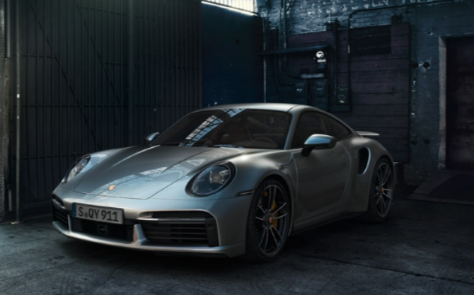 Silver Porsche
