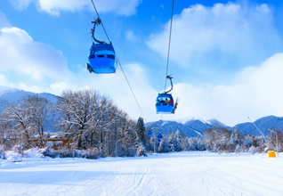 Skiing in Bansko, Bulgaria 