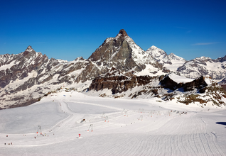 skiing in Zermatt, Switzerland